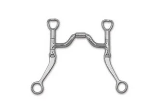 Myler Flat Shank With Sweet Iron Ported Barrel MB 33 3 Myler Flat Shank With Sweet Iron Ported Barrel MB 33