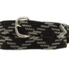 Black And Grey Webbed Belt -Weaver Leather Cowboy Store WEG01845