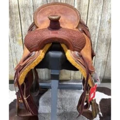 HR Saddlery 16 Inch Signature Will James Roping Saddle -Weaver Leather Cowboy Store Willfront