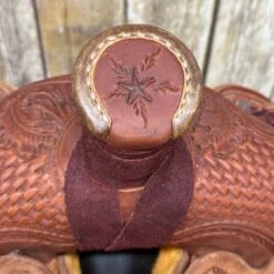 HR Saddlery 16 Inch Signature Will James Roping Saddle -Weaver Leather Cowboy Store Willhorn