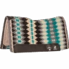 Classic Equine Charcoal & Teal Zone Pad -Weaver Leather Cowboy Store ZBT4 075.185 115.main