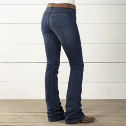 Kimes Ranch-Mid-Rise/Boot Cut/Slim Fit Ladies Jeans-Chloe -Weaver Leather Cowboy Store back 1e904e00 eefa 428e 9157 134a6ef07d72