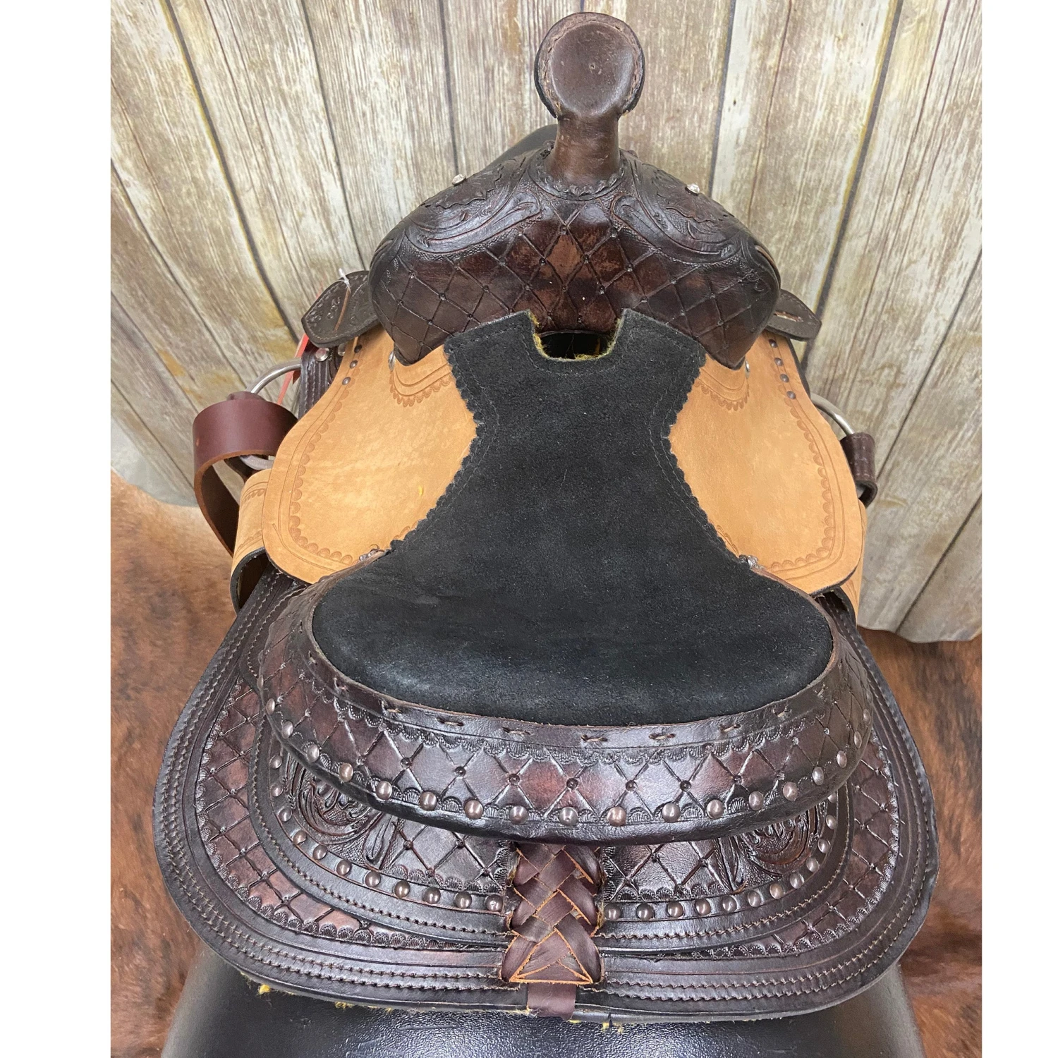 Shiloh Youth Dark Oil Hard 10 Inch Saddle 5 Shiloh Youth Dark Oil Hard 10 Inch Saddle - Image 3