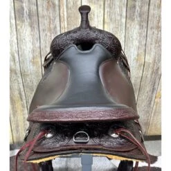 Circle Y Big Springs Easy Fit Trail Saddle -Weaver Leather Cowboy Store bigback