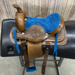 10" Pony Saddle -Weaver Leather Cowboy Store blue10inch
