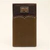 Ariat Basket Weave Embossed Overlay 3 Tone Wallet