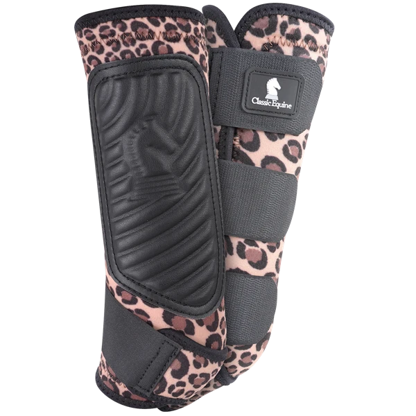 Classic Equine Cheetah Print Hind Classic Fit Boots 3 Classic Equine Cheetah Print Hind Classic Fit Boots