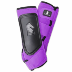 Classic Equine Purple Cross Fit Hind Boots