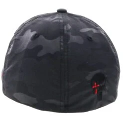 Hooey YOUTH Black Tone On Tone Camo Chris Kyle Cap-Hooey Patch -Weaver Leather Cowboy Store ck022 2 14935 40951
