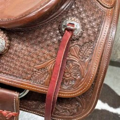 HR Saddlery 15 Inch Cowhorse Pencil Roll Saddle -Weaver Leather Cowboy Store cowhorsetooling