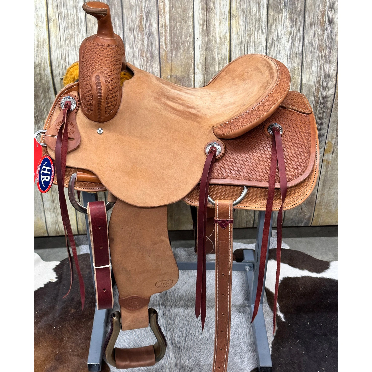 HR Saddlery 15 Inch Basic Ranch Cutting Saddle 3 HR Saddlery 15 Inch Basic Ranch Cutting Saddle