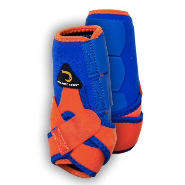 Dynamic Edge Royal Blue And Orange Sport Boots 3 Dynamic Edge Royal Blue And Orange Sport Boots