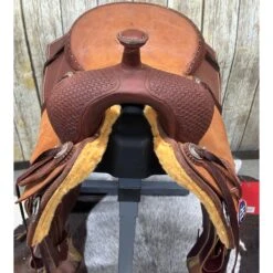 HR Saddlery 15.5 Inch Basic Ranch Cutting Saddle -Weaver Leather Cowboy Store fitsa