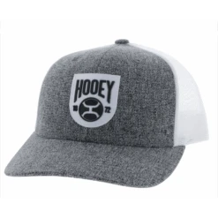 Hooey High Profile Grey/White Cap-Hooey Patch