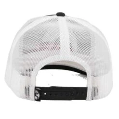 Hooey YOUTH Black/White Suds Cap-Aztec/Red Hooey Patch 5 Hooey YOUTH Black/White Suds Cap-Aztec/Red Hooey Patch -Weaver Leather Cowboy Store hooey youth suds black and white trucker cap 1