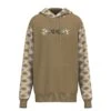Hooey Men's "Lock-Up" Tan Hoodie With Aztec Pattern Sleeves -Weaver Leather Cowboy Store j0FlZYP8