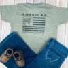 Kid's American Bred Raised & Fed Tee -Weaver Leather Cowboy Store k2037a