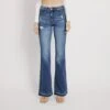 Kancan Women's Clemont High Rise Flare Jeans -Weaver Leather Cowboy Store kc9326d 1