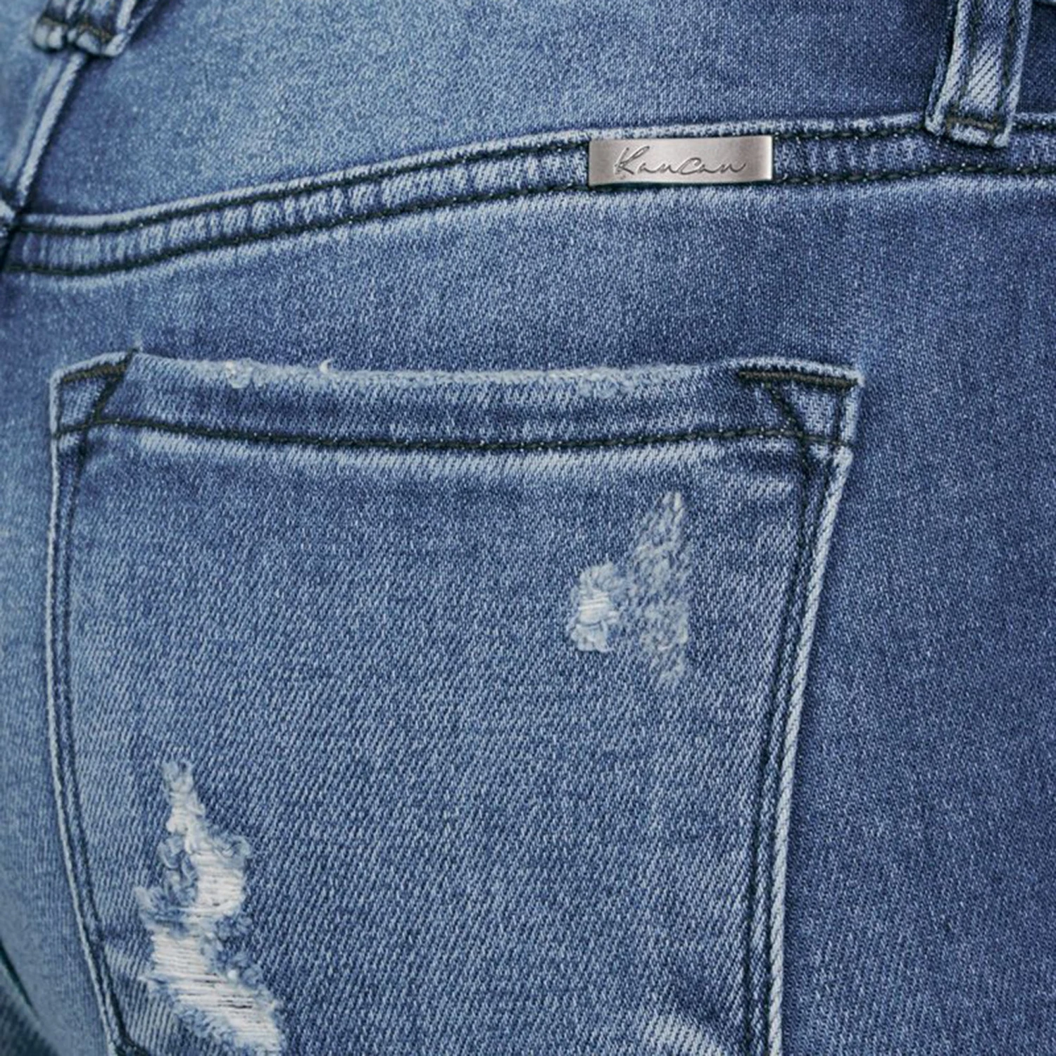 Kancan Women's Clemont High Rise Flare Jeans 6 Kancan Women's Clemont High Rise Flare Jeans - Image 4