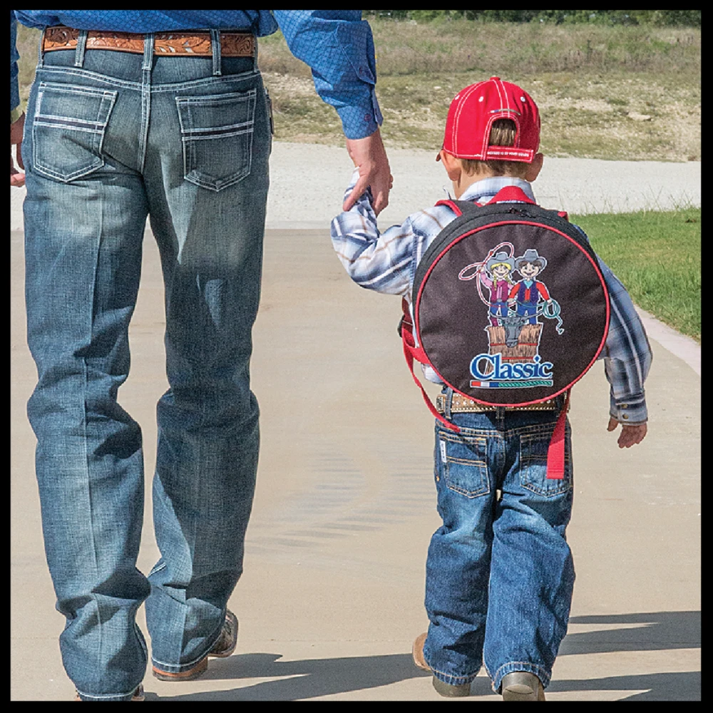 Classic Equine Kid Red Rope Bag 3 Classic Equine Kid Red Rope Bag