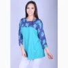 Women's Turquoise And Navy Cactus Shirt -Weaver Leather Cowboy Store ladys world 7 12 116
