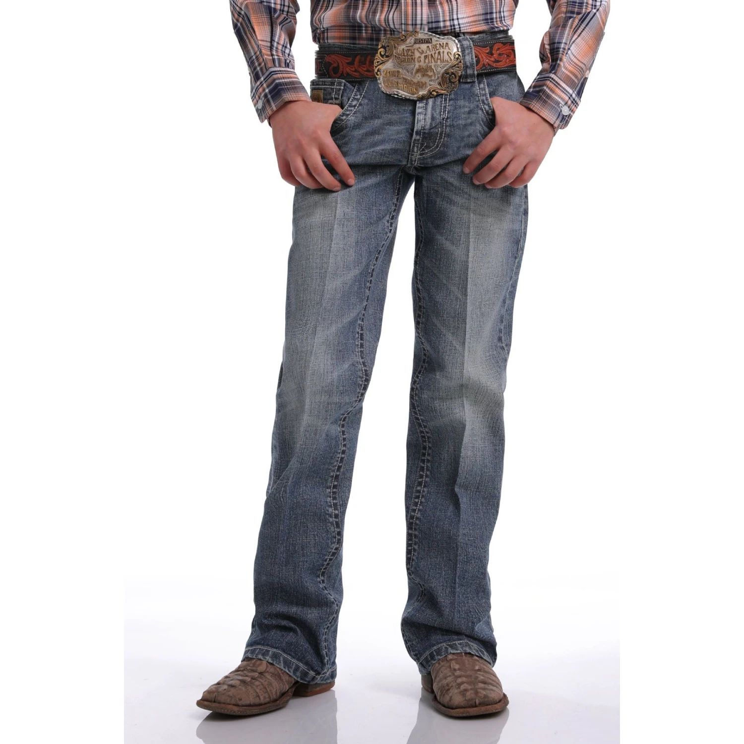 Cinch Boy's Slim Fit Arena Flex Jean 4 Cinch Boy's Slim Fit Arena Flex Jean - Image 2