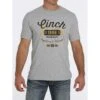 Cinch Heather Grey Logo Tee