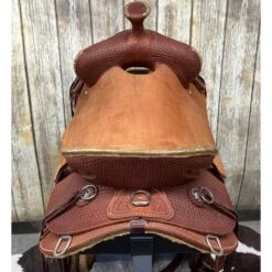 HR Saddlery 16.5 Inch Association Mule Saddle -Weaver Leather Cowboy Store muleback