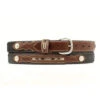 Nocona Boy's Fabric Inset Belt 2 Nocona Boy's Fabric Inset Belt -Weaver Leather Cowboy Store n4415801