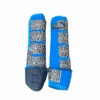 Ortho Equine Hind Teal & Cheetah Complete Comfort Boot -Weaver Leather Cowboy Store orthotqcheetahhind