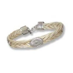 Horse Hair Concho Bracelet 3 Horse Hair Concho Bracelet