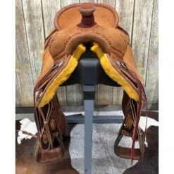 HR Saddlery 16.5 Inch Ranch Roping Saddle -Weaver Leather Cowboy Store ranchfront