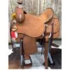 HR Saddlery 16 Inch Roughout Association Saddle -Weaver Leather Cowboy Store roside