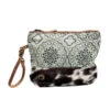 Floral And Hide Clutch -Weaver Leather Cowboy Store s 1143 1