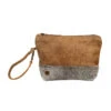 Brown And Grey Hide Clutch -Weaver Leather Cowboy Store s 1245 1