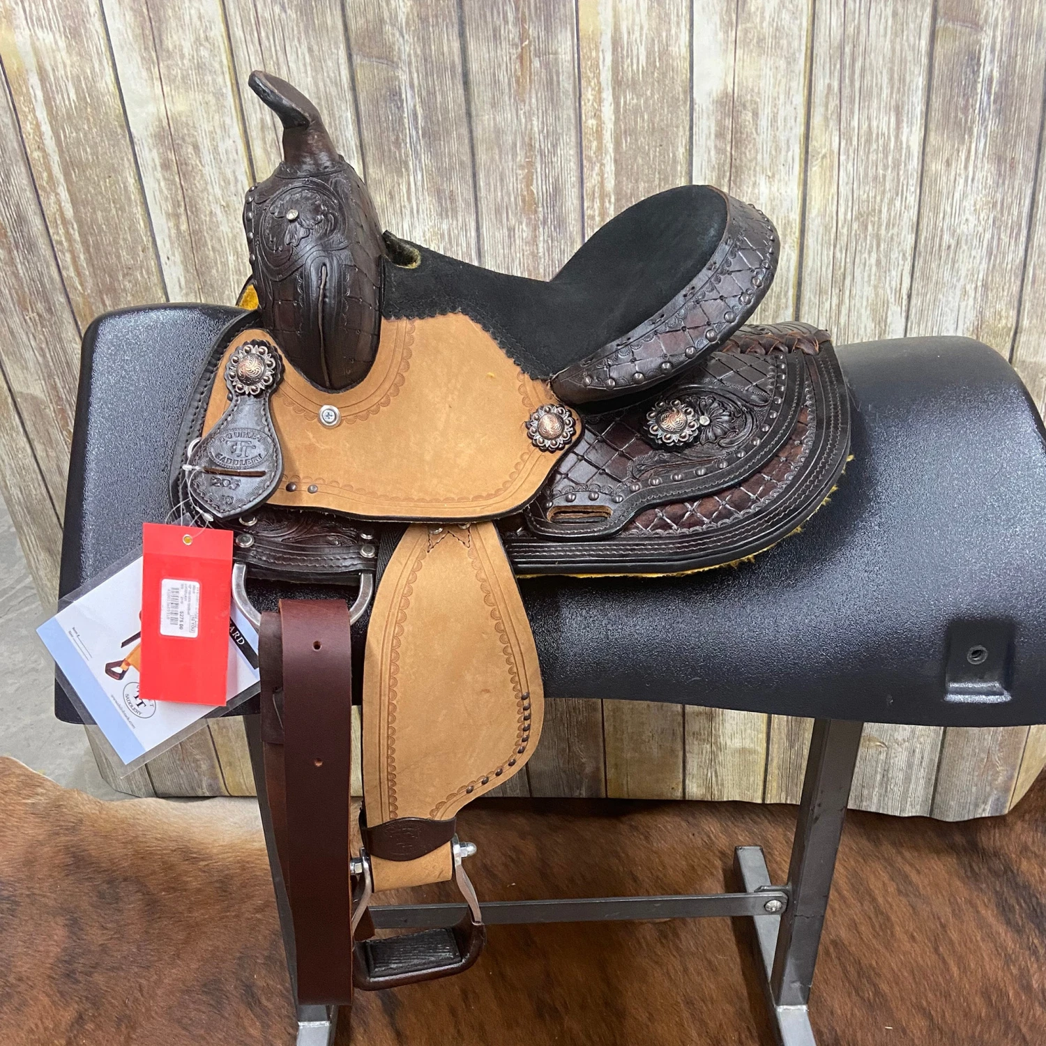 Shiloh Youth Dark Oil Hard 10 Inch Saddle 3 Shiloh Youth Dark Oil Hard 10 Inch Saddle