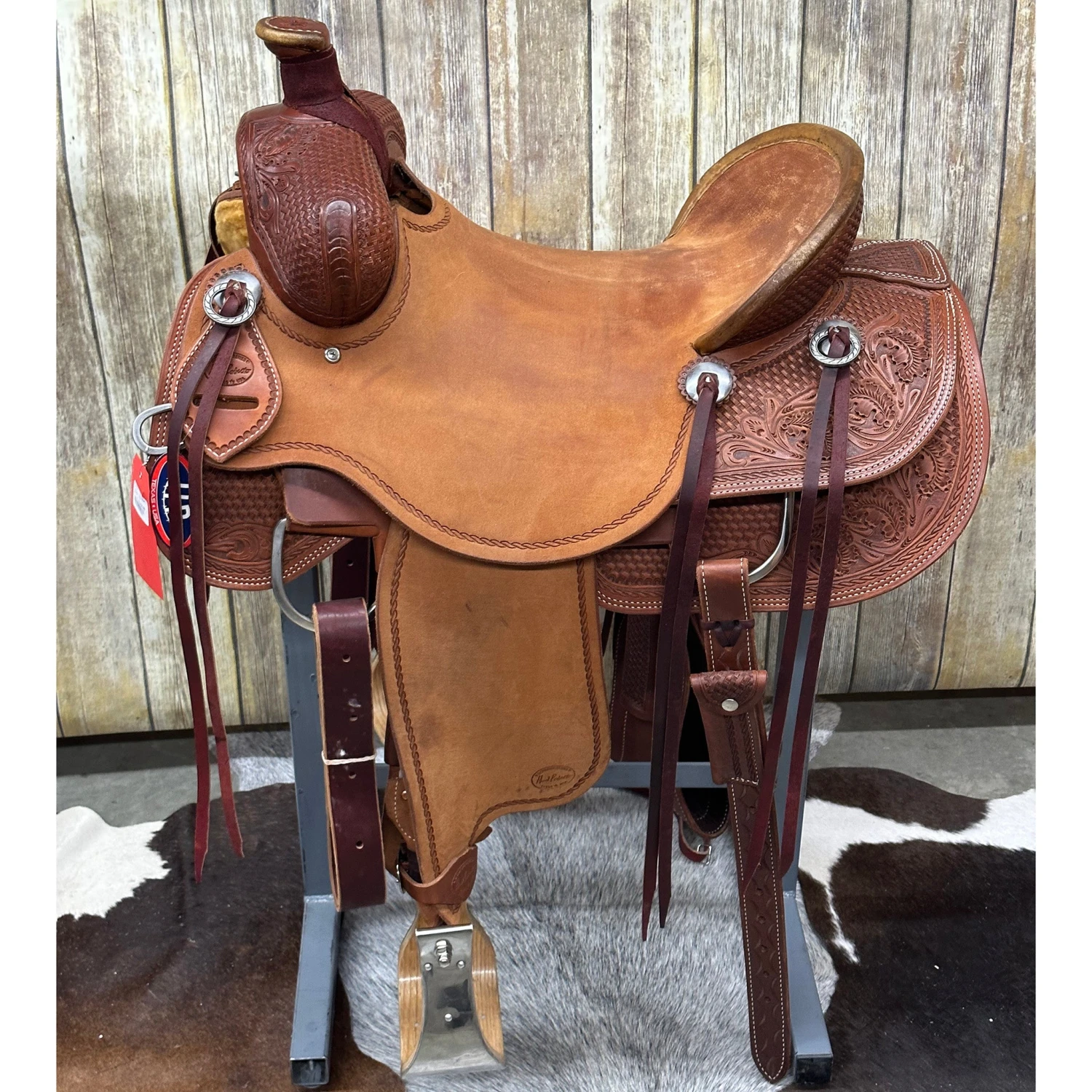 HR Saddlery 16.5 Inch Pecos Rancher Saddle 3 HR Saddlery 16.5 Inch Pecos Rancher Saddle
