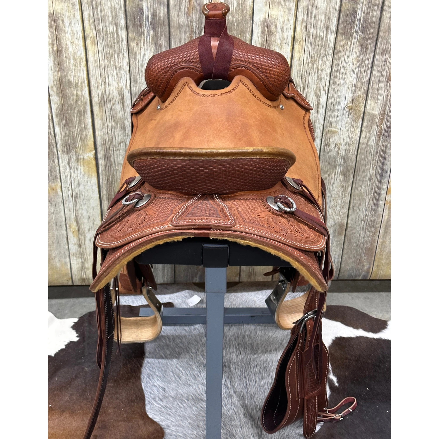 HR Saddlery 16.5 Inch Pecos Rancher Saddle 7 HR Saddlery 16.5 Inch Pecos Rancher Saddle - Image 5