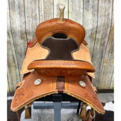 Paul Taylor Barrel Saddle -Weaver Leather Cowboy Store srsback
