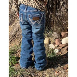 Wrangler Girls Star Bootcut Jeans -Weaver Leather Cowboy Store starjeans1