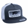 Red Dirt Stoney Buffalo Charcoal & White Cap -Weaver Leather Cowboy Store stoneybuffalo