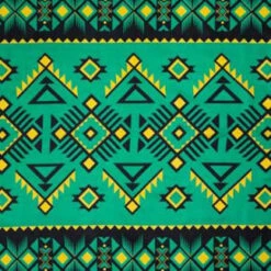 Wyoming Traders Green And Black Southwest Wild Rag