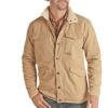 Powder River Tan Brushed Cotton Canvas Jacket -Weaver Leather Cowboy Store tan 19130