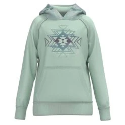 Hooey Youth Chaparral Teal Aztec Hoodie