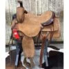 Used 16 Inch Pines Ranch Cutter Saddle 2 Used 16 Inch Pines Ranch Cutter Saddle -Weaver Leather Cowboy Store used254side