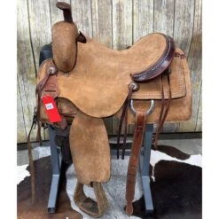 Used 16 Inch Pines Ranch Cutter Saddle