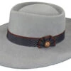 Bailey Hat Company Gun Metal Cowpuncher Felt -Weaver Leather Cowboy Store w18rda gm040 main