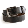 Twisted X Men's Black Distressed Crackle Belt -Weaver Leather Cowboy Store xb 220 TwistedX DistressedBlackBelt Teskeys 600x 706d1173 4d0f 4e2e b26f 81d14cdf3214